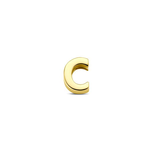 9k Geelgouden Hanger met Letter – Alfabet Hanger