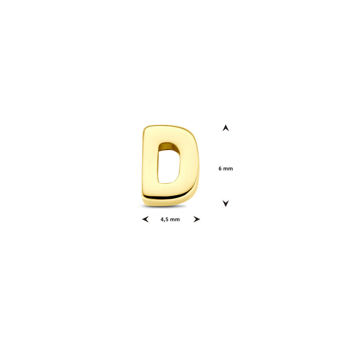 9k Geelgouden Hanger met Letter – Alfabet Hanger