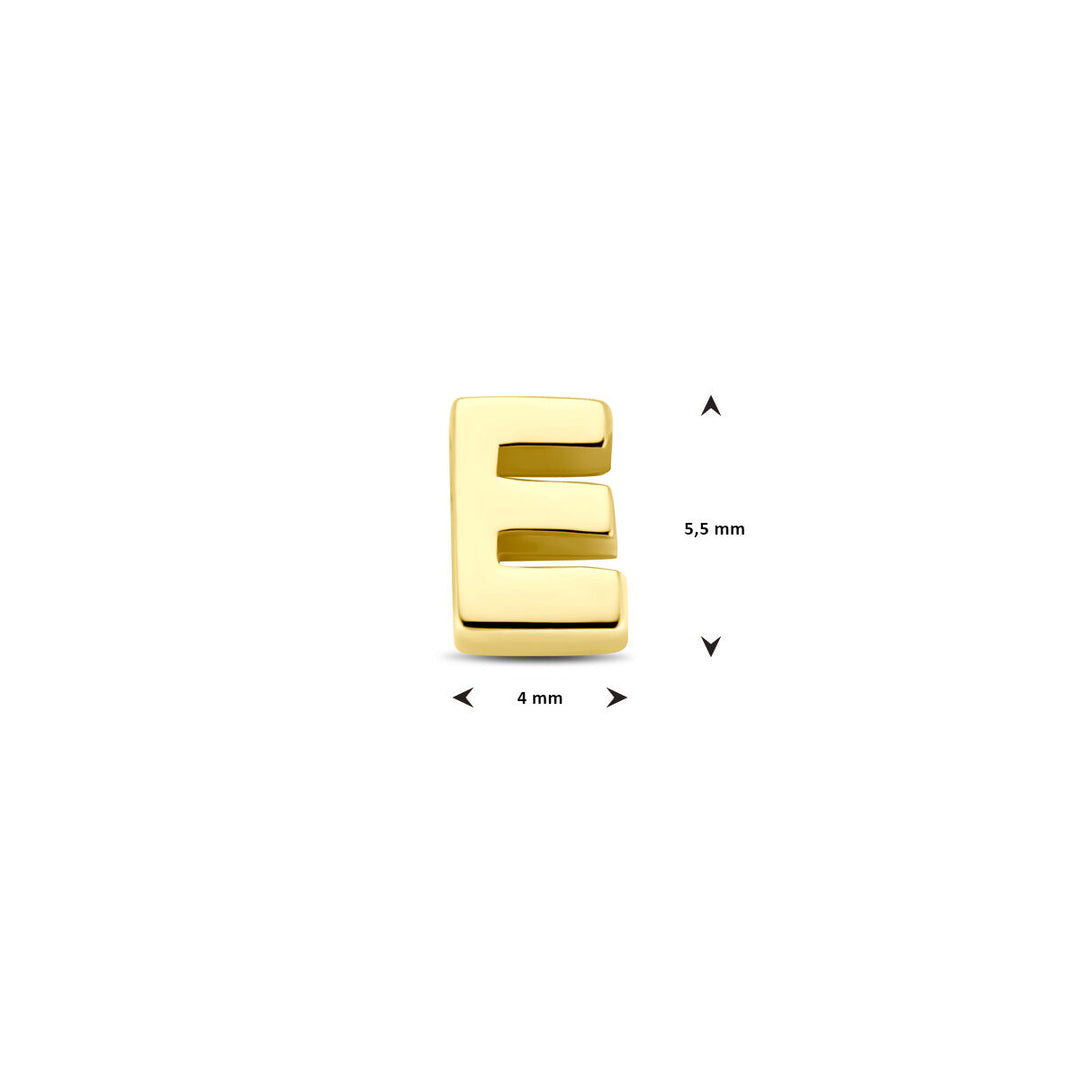 9k Geelgouden Hanger met Letter – Alfabet Hanger