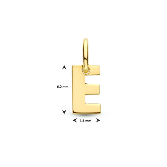 14k Geelgouden Letter Hanger – Persoonlijk Sieraad
