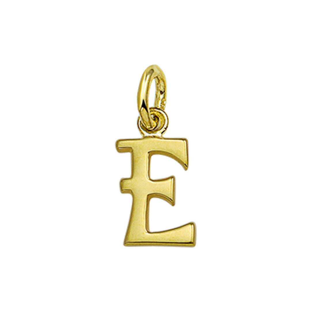 14k geelgouden hanger letter – initialen collier