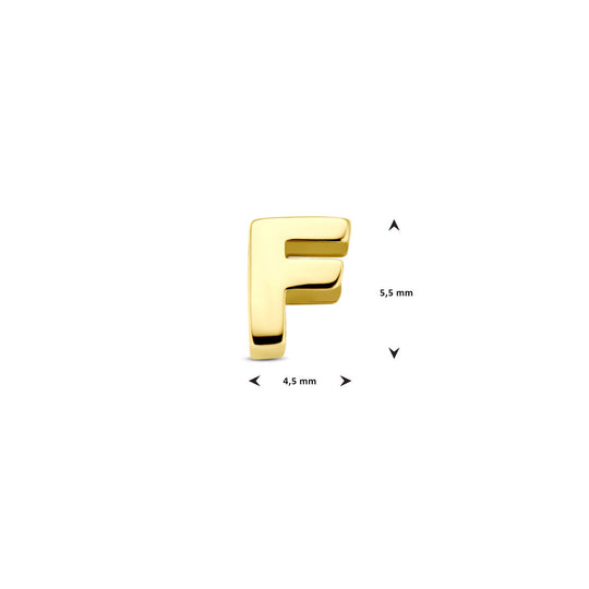 9k Geelgouden Hanger met Letter – Alfabet Hanger