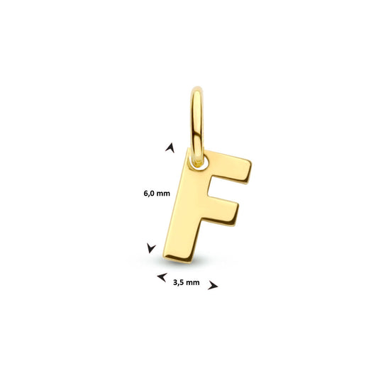 14k Geelgouden Letter Hanger – Persoonlijk Sieraad