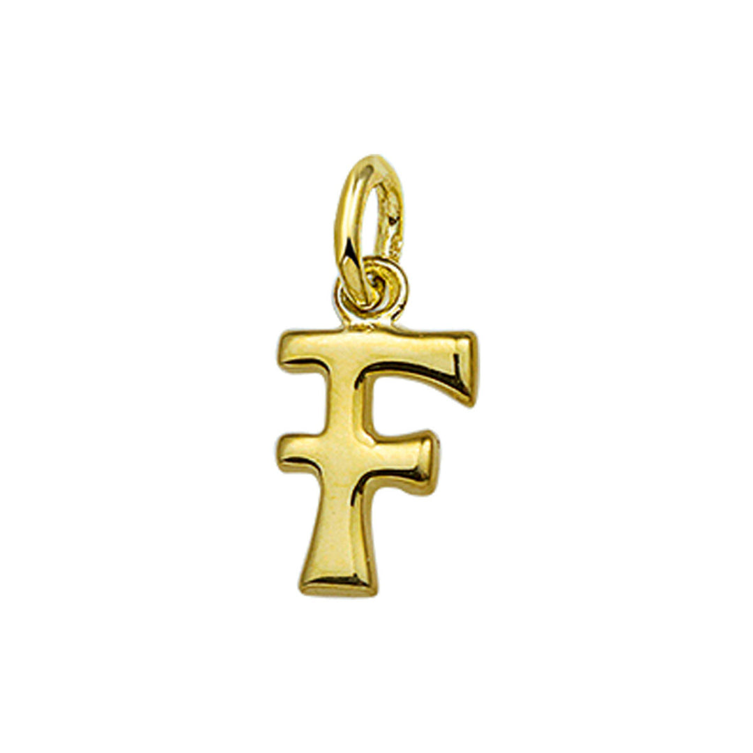 14k geelgouden hanger letter – initialen collier