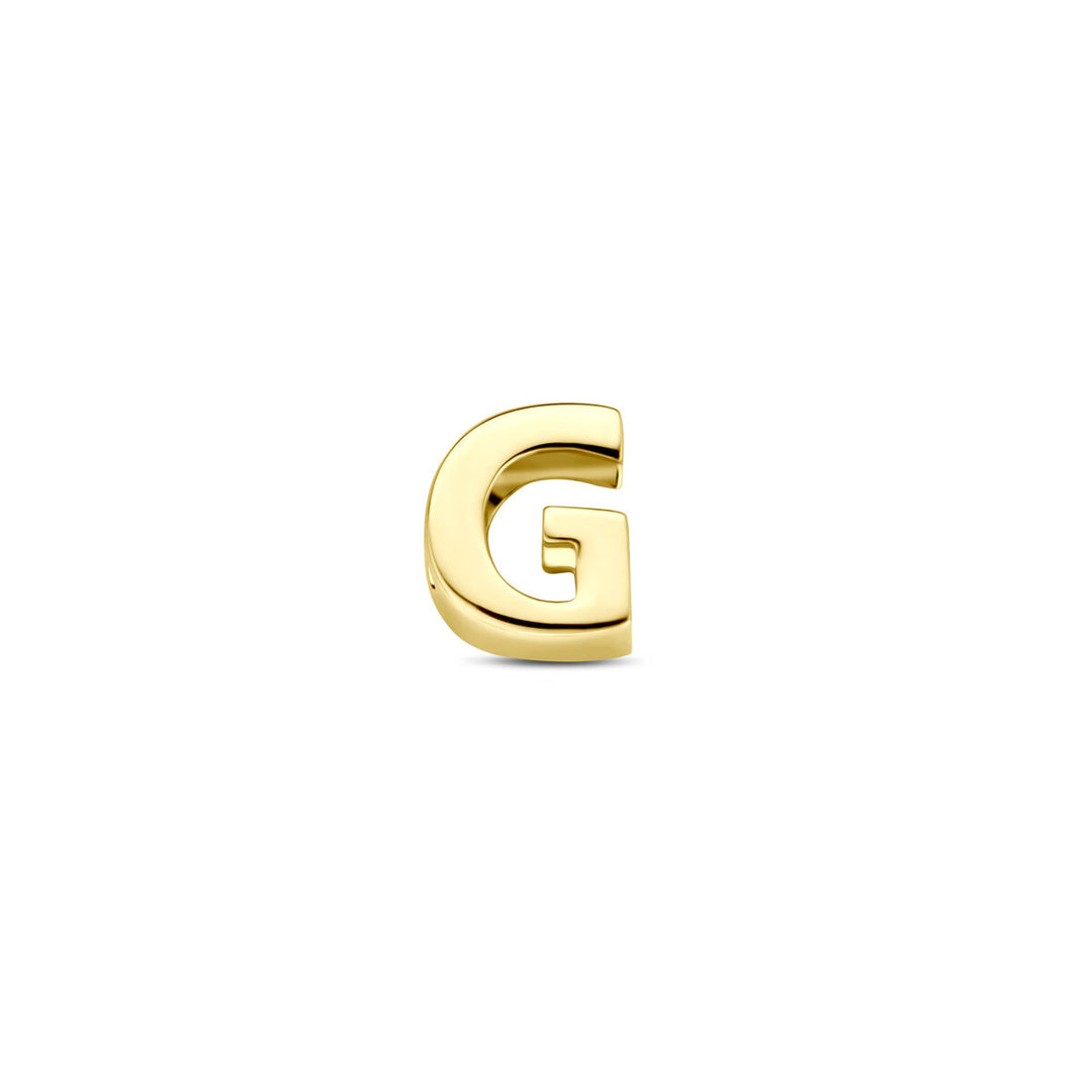 9k Geelgouden Hanger met Letter – Alfabet Hanger
