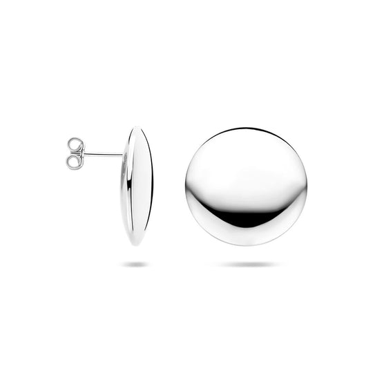Gerhodineerd 925 zilveren oorknoppen – 23,5mm