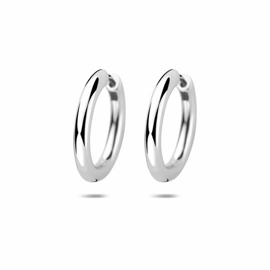 Gerhodineerde 925 Zilveren Klapoorringen – 20,5 mm
