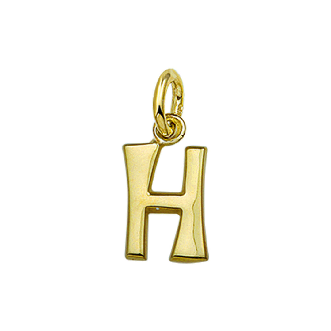 14k geelgouden hanger letter – initialen collier