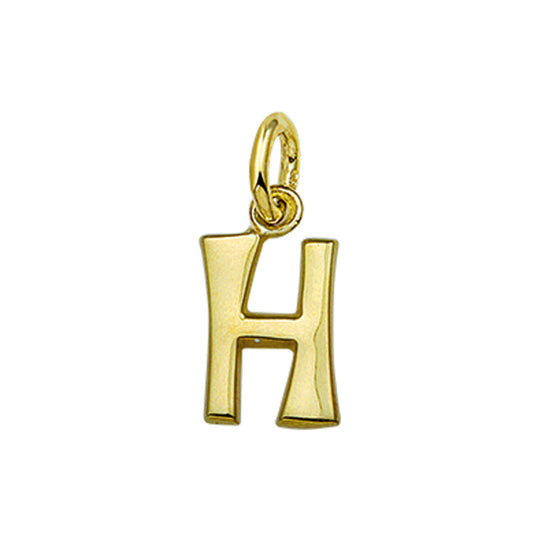 14k geelgouden hanger letter – initialen collier