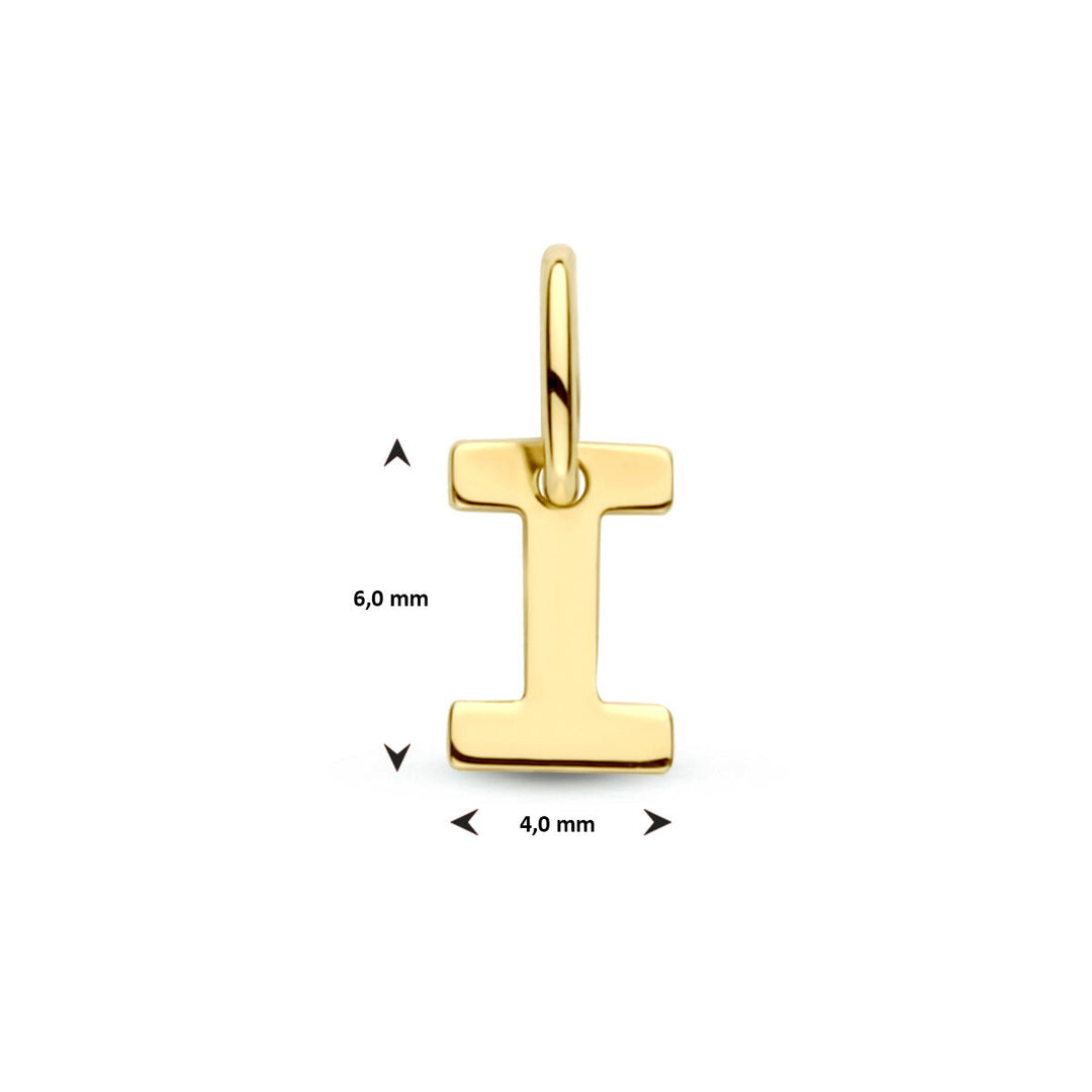 14k Geelgouden Letter Hanger – Persoonlijk Sieraad