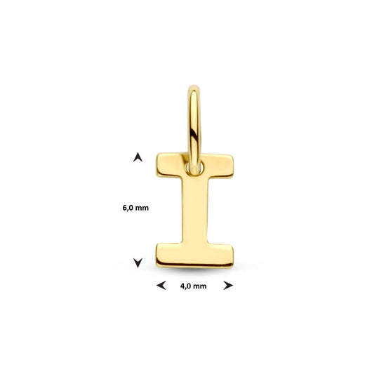 14k Geelgouden Letter Hanger – Persoonlijk Sieraad