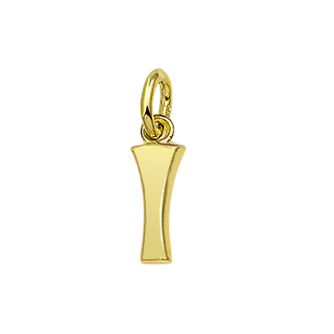 14k geelgouden hanger letter – initialen collier