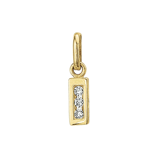 925 zilveren hanger letter met zirkonia – initialen collier