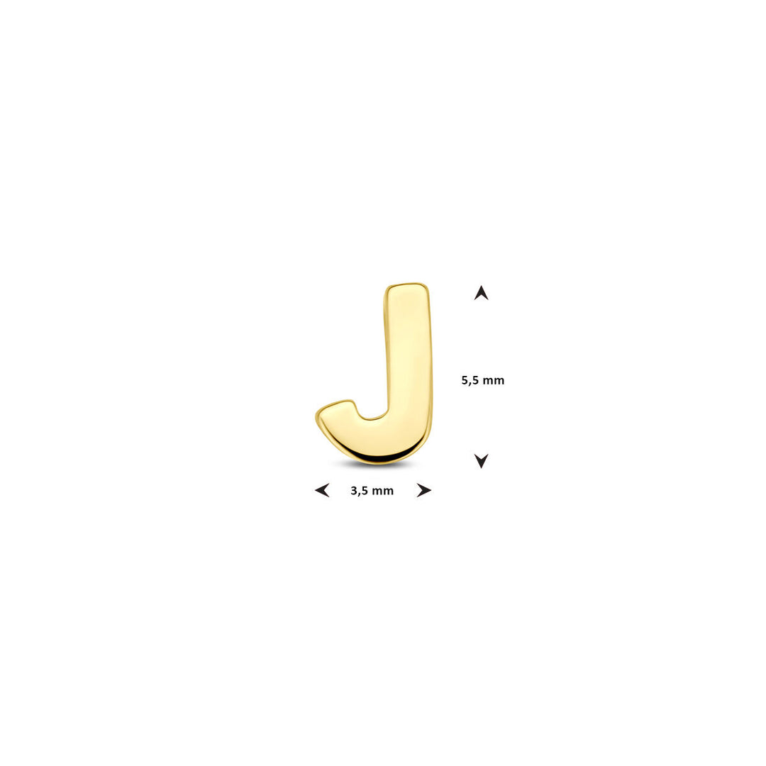 9k Geelgouden Hanger met Letter – Alfabet Hanger
