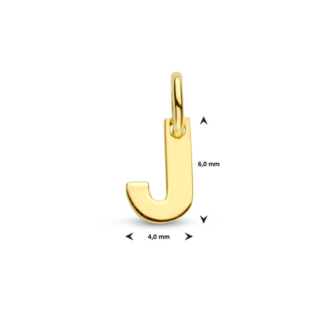14k Geelgouden Letter Hanger – Persoonlijk Sieraad