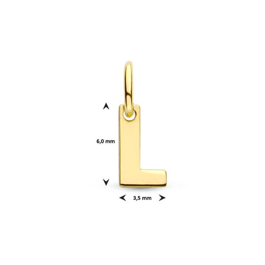 14k Geelgouden Letter Hanger – Persoonlijk Sieraad
