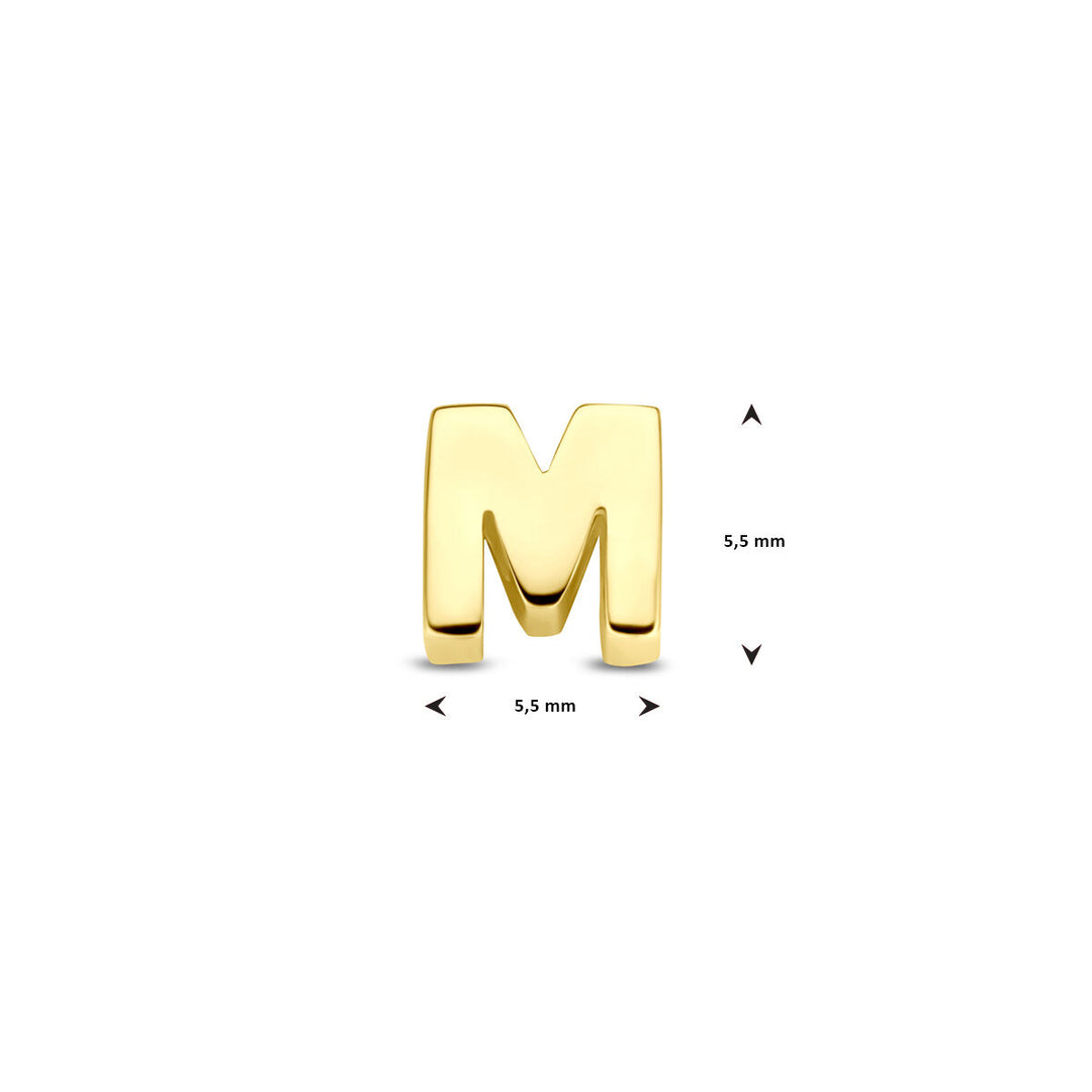 9k Geelgouden Hanger met Letter – Alfabet Hanger
