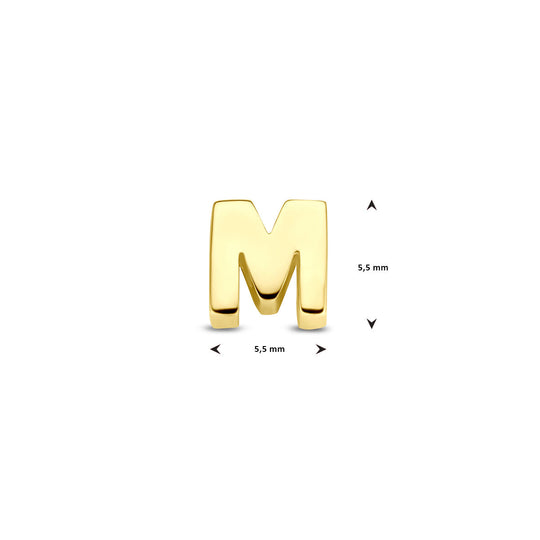 9k Geelgouden Hanger met Letter – Alfabet Hanger