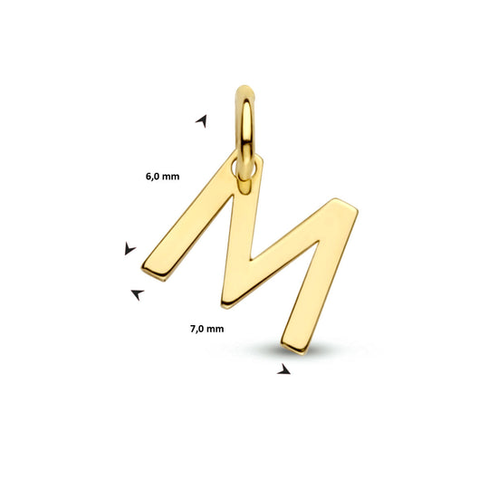14k Geelgouden Letter Hanger – Persoonlijk Sieraad