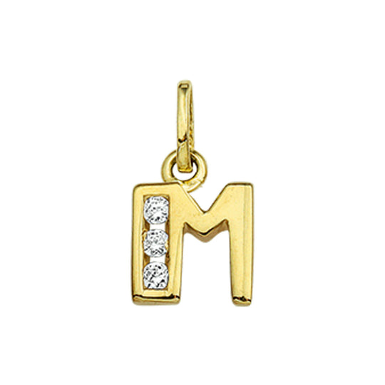 925 zilveren hanger letter met zirkonia – initialen collier