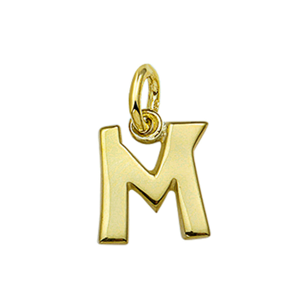 14k geelgouden hanger letter – initialen collier