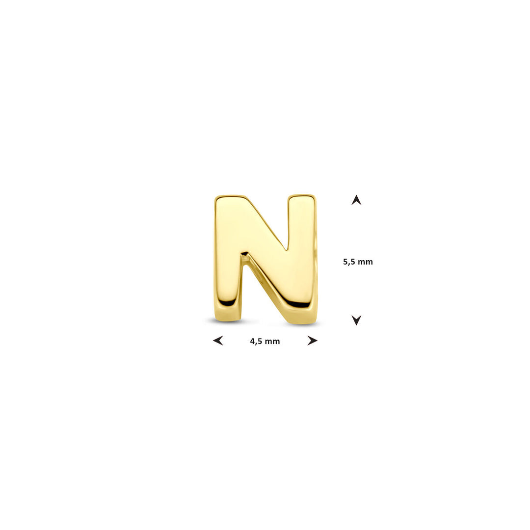 9k Geelgouden Hanger met Letter – Alfabet Hanger