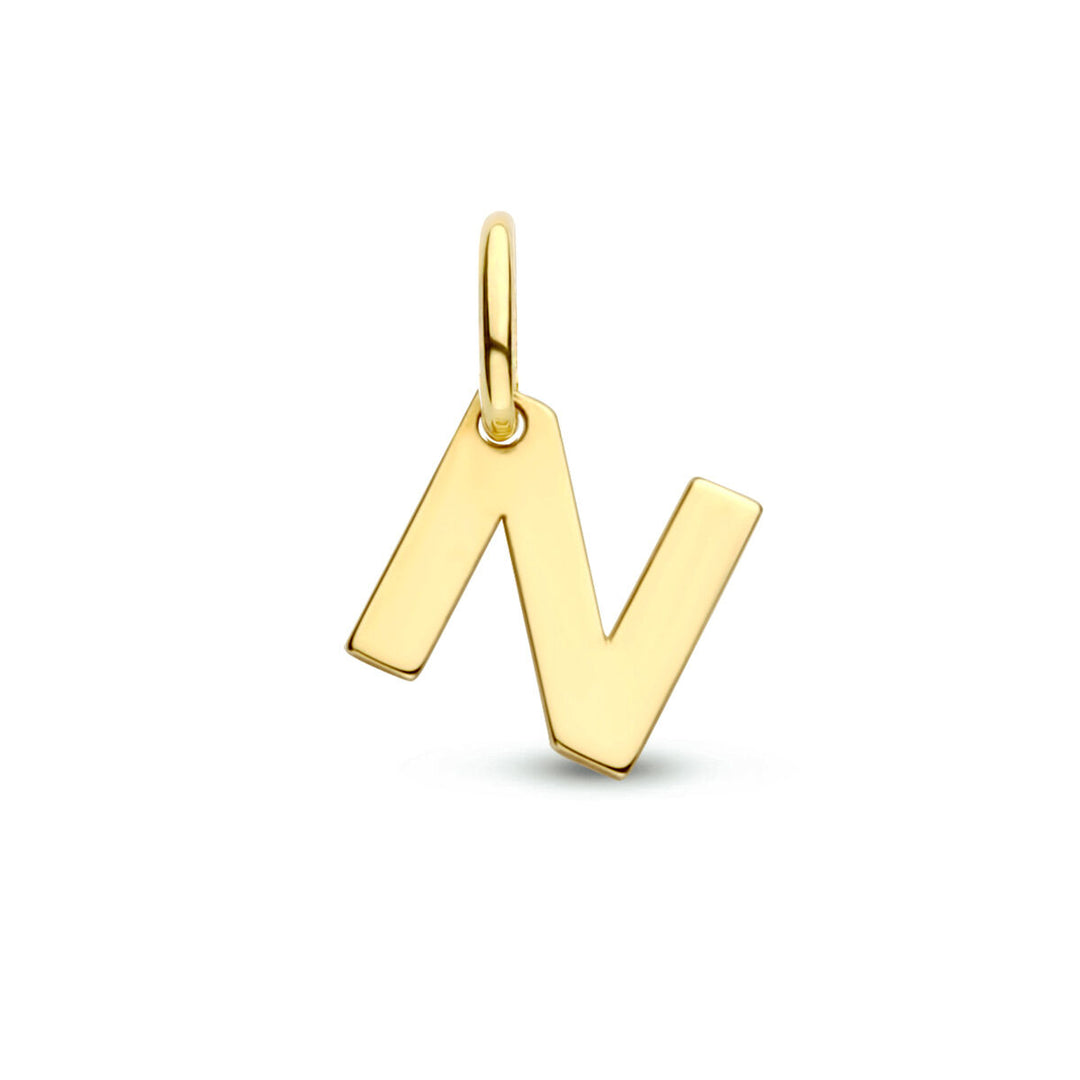 14k Geelgouden Letter Hanger – Persoonlijk Sieraad