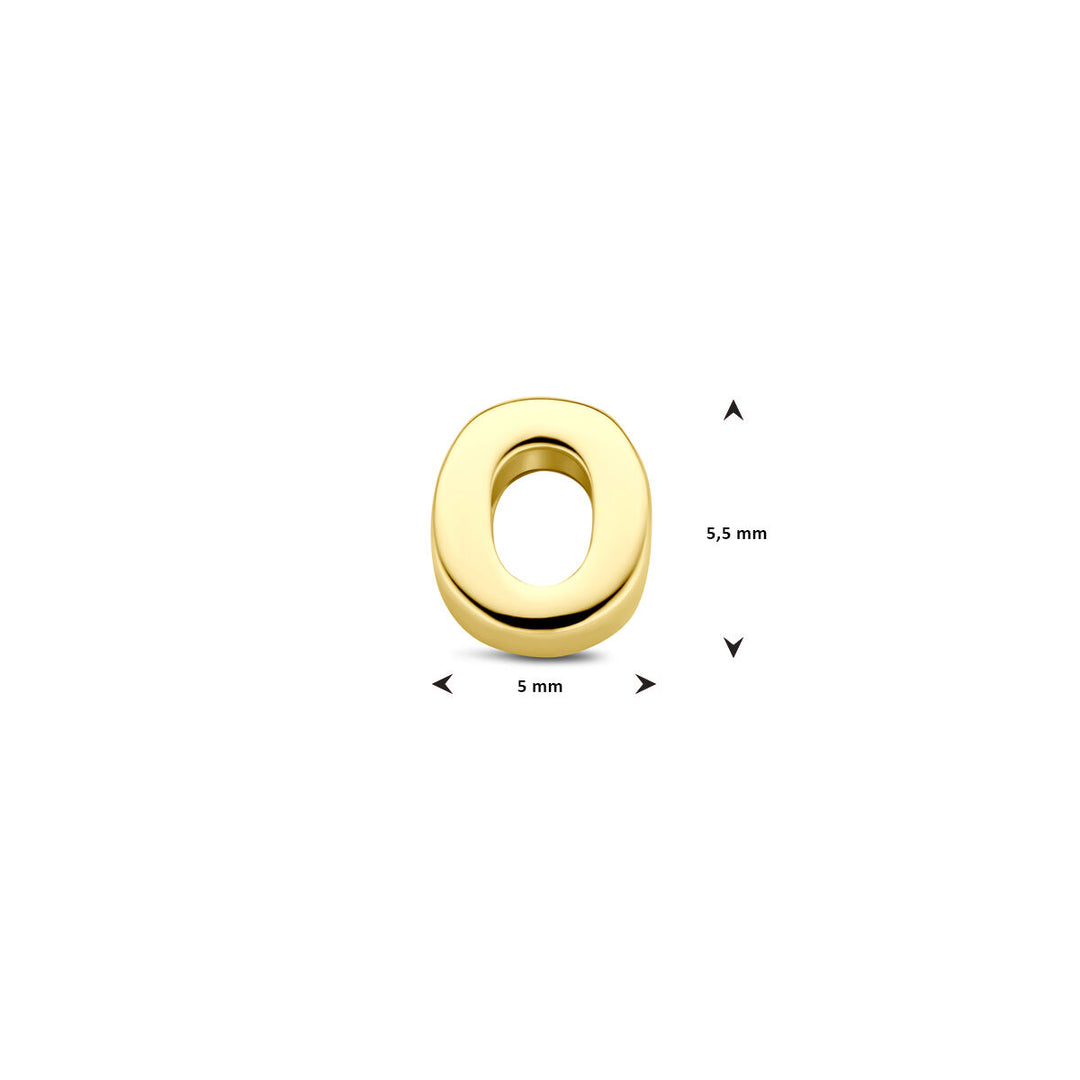 9k Geelgouden Hanger met Letter – Alfabet Hanger