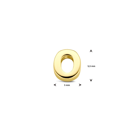 9k Geelgouden Hanger met Letter – Alfabet Hanger