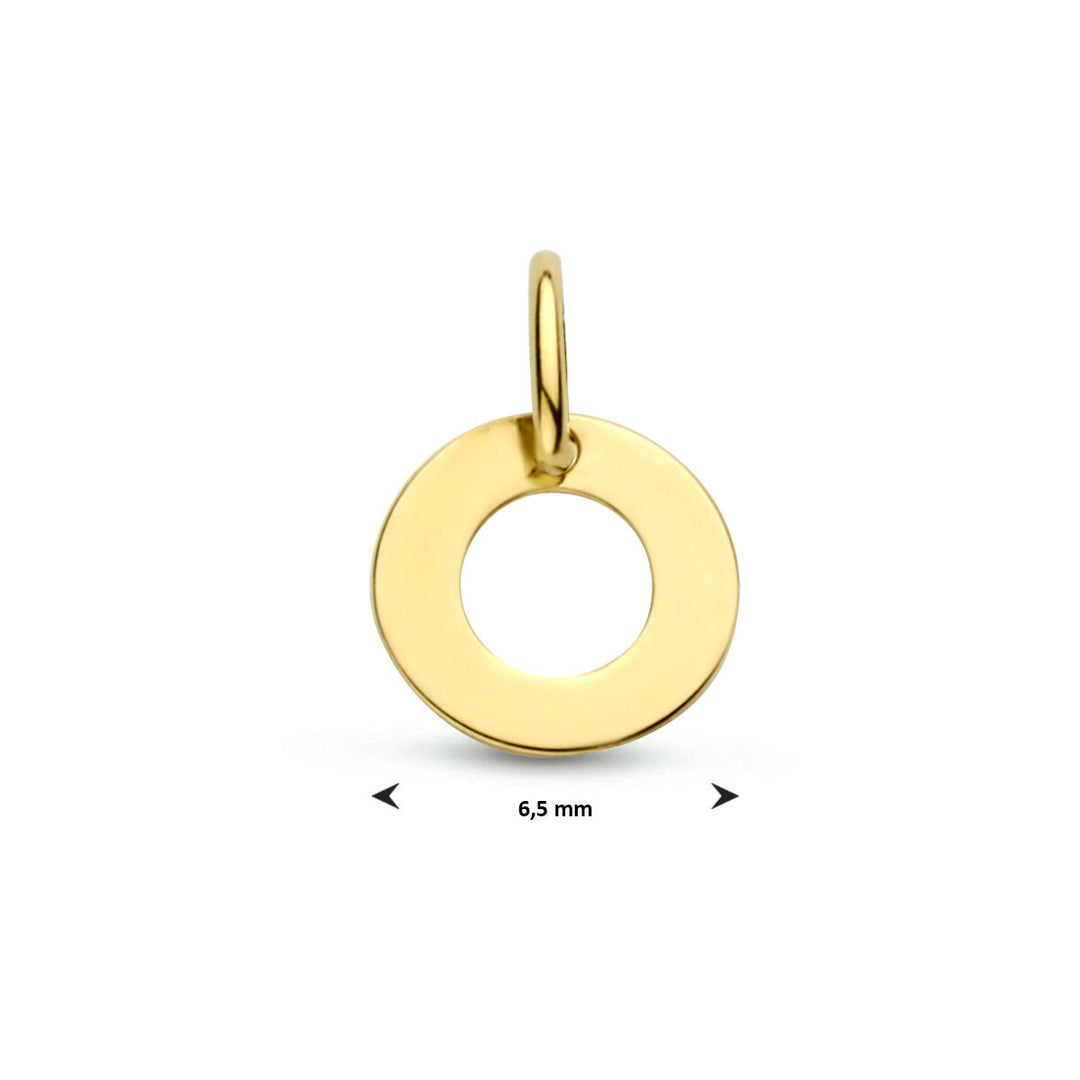 14k Geelgouden Letter Hanger – Persoonlijk Sieraad
