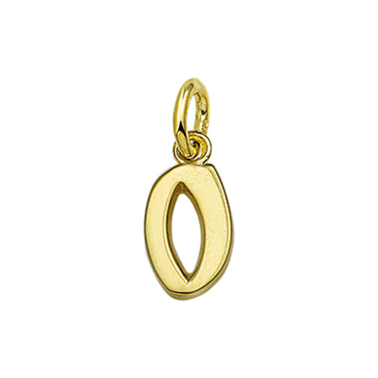 14k geelgouden hanger letter – initialen collier