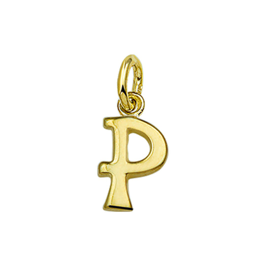 14k geelgouden hanger letter – initialen collier