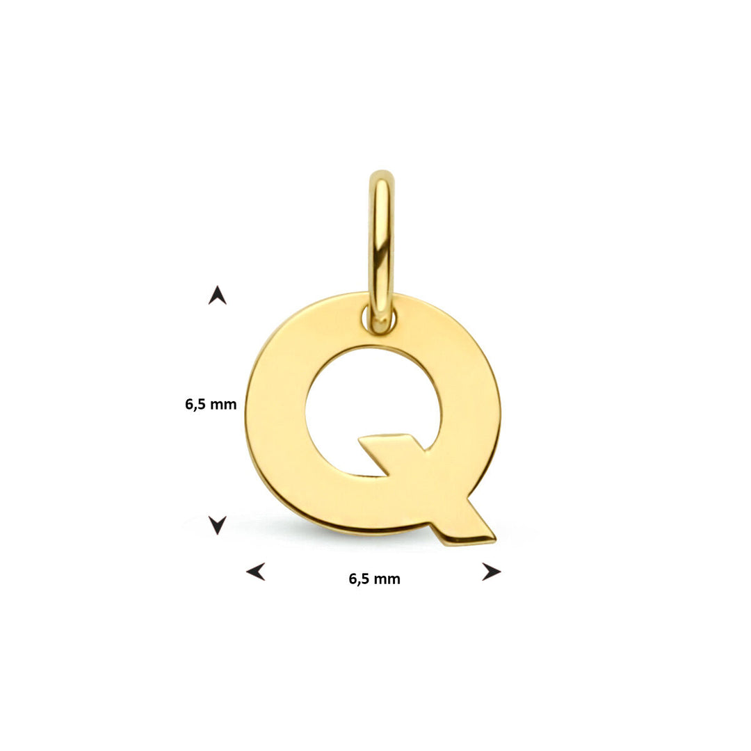 14k Geelgouden Letter Hanger – Persoonlijk Sieraad