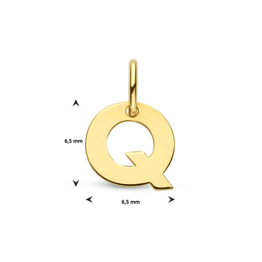 14k Geelgouden Letter Hanger – Persoonlijk Sieraad