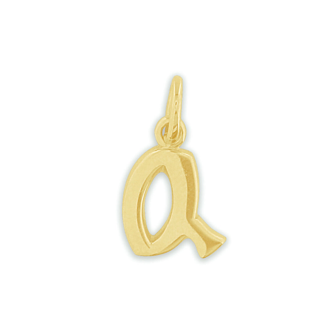 14k geelgouden hanger letter – initialen collier