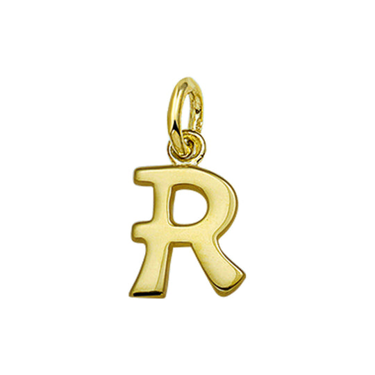 14k geelgouden hanger letter – initialen collier