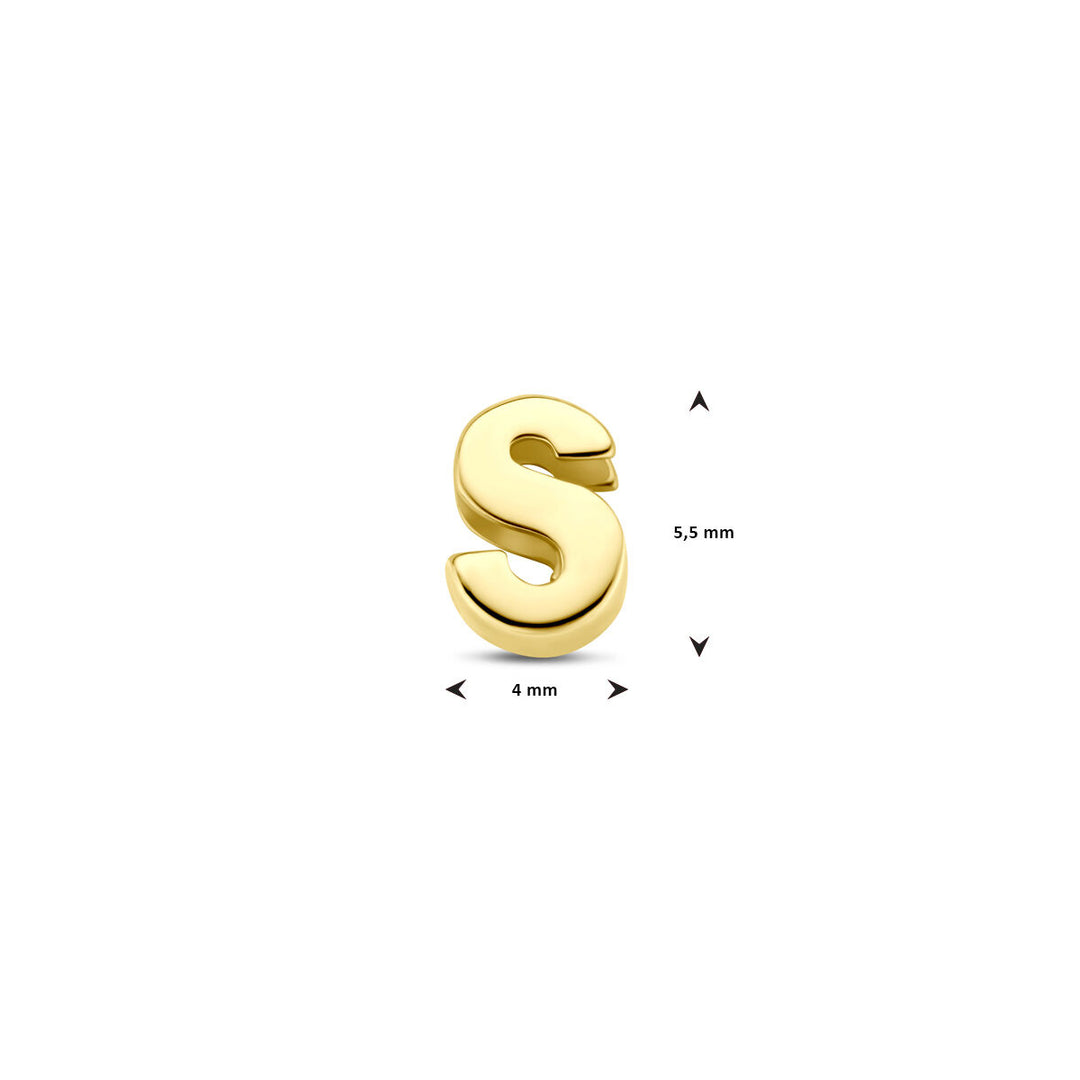 9k Geelgouden Hanger met Letter – Alfabet Hanger