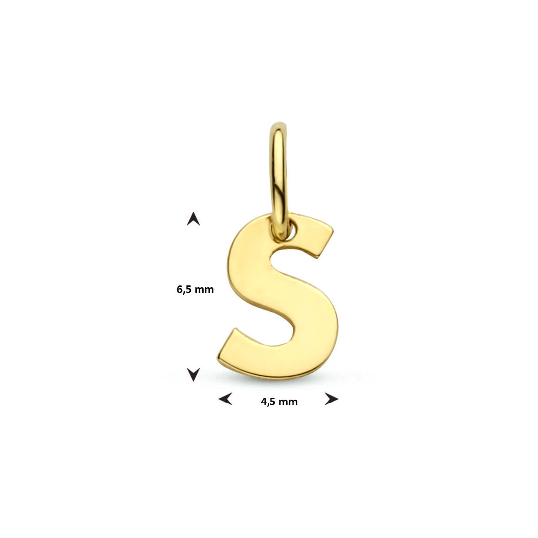 14k Geelgouden Letter Hanger – Persoonlijk Sieraad