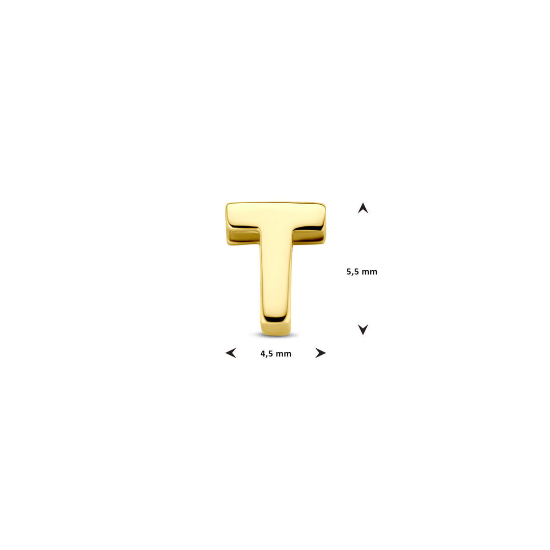 9k Geelgouden Hanger met Letter – Alfabet Hanger