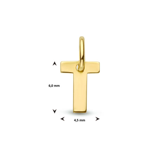 14k Geelgouden Letter Hanger – Persoonlijk Sieraad