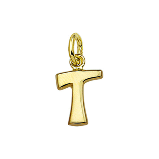 14k geelgouden hanger letter – initialen collier