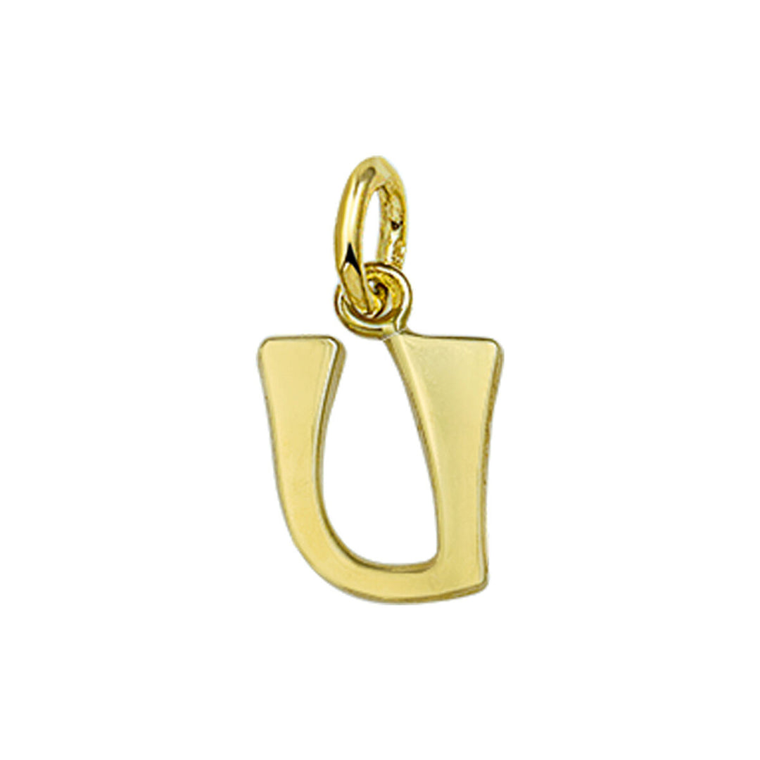 14k geelgouden hanger letter – initialen collier
