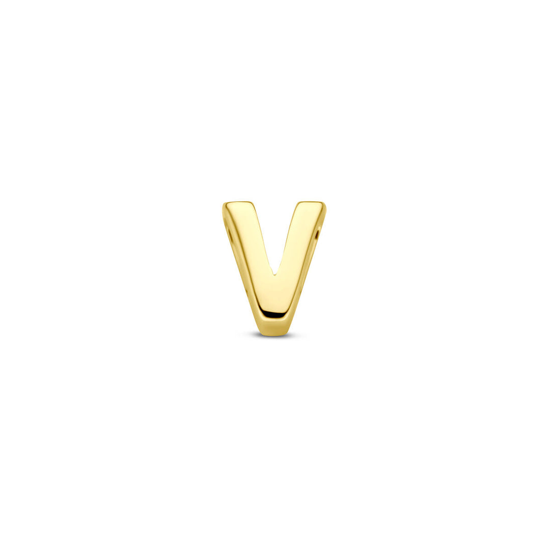 9k Geelgouden Hanger met Letter – Alfabet Hanger