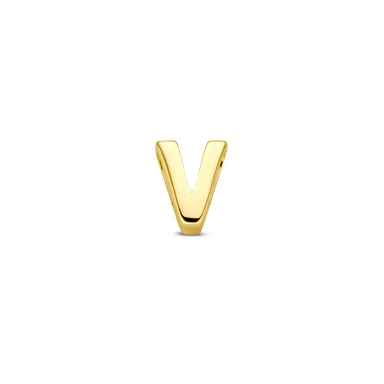 9k Geelgouden Hanger met Letter – Alfabet Hanger