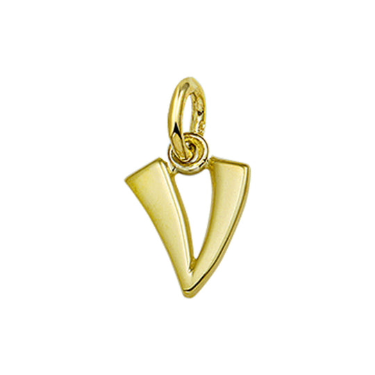 14k geelgouden hanger letter – initialen collier