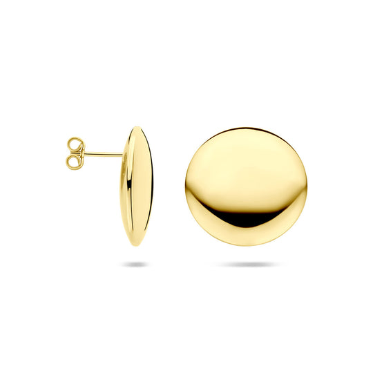 Verguld 925 zilveren oorknoppen – 23,5mm