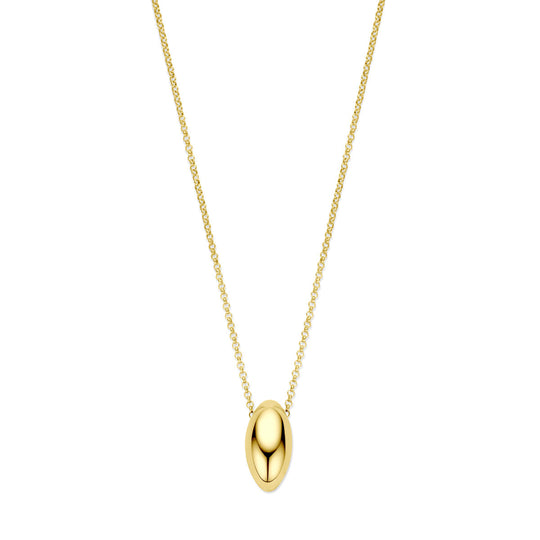 Verguld Zilveren Ketting – 41+4 cm – 3 Micron – 1,7 mm