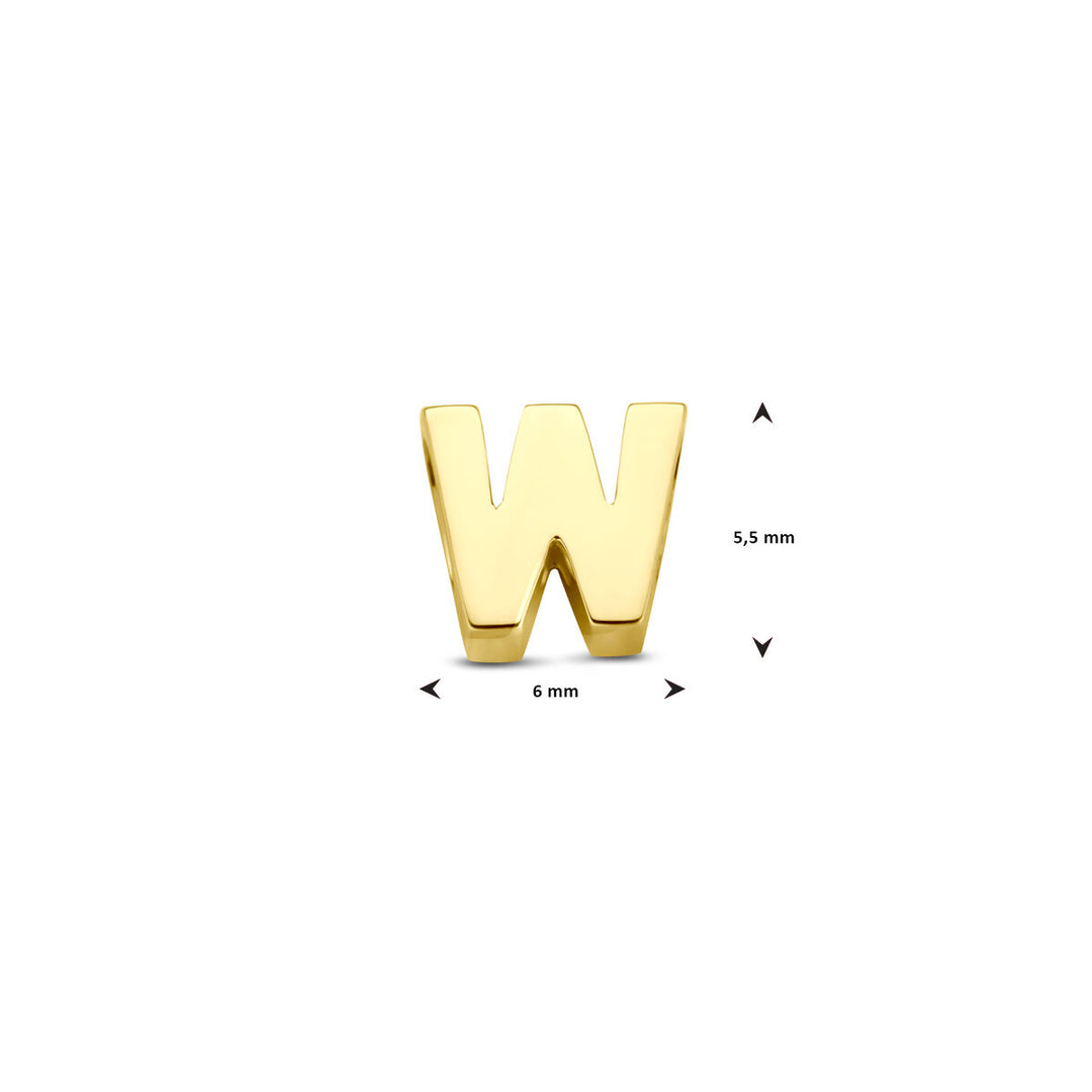 9k Geelgouden Hanger met Letter – Alfabet Hanger