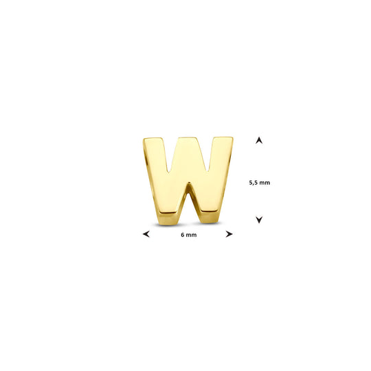 9k Geelgouden Hanger met Letter – Alfabet Hanger