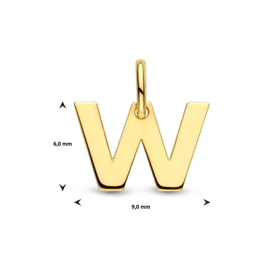 14k Geelgouden Letter Hanger – Persoonlijk Sieraad